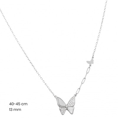 Stříbrný řetízek+přívěsek 40211401