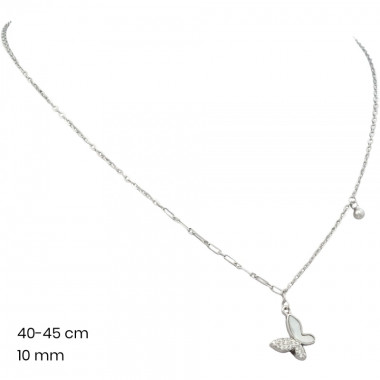 Stříbrný řetízek+přívěsek 40071601