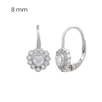 Stříbrné náušnice 40002501