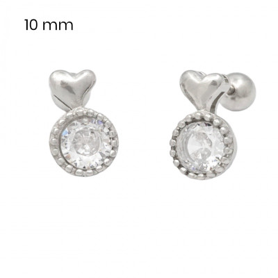 Stříbrné náušnice 40092601