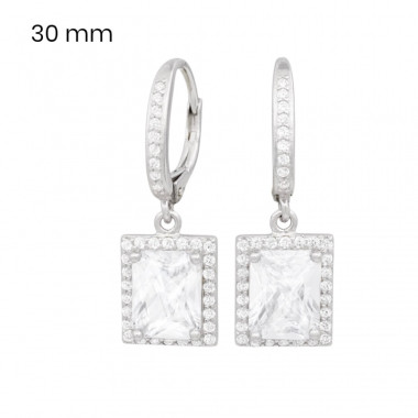 Stříbrné náušnice 40183701