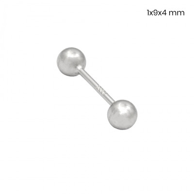 Stříbrný piercing do ucha 40084301