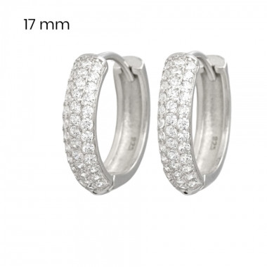 Stříbrné náušnice 40050701