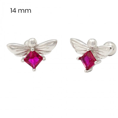 Stříbrné náušnice 40092901