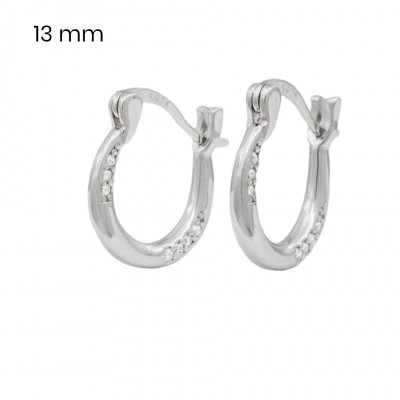 Stříbrné náušnice 40083101