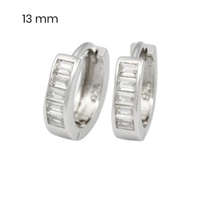 Stříbrné náušnice 40013301