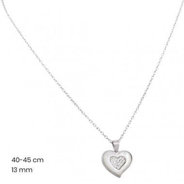 Stříbrný řetízek+přívěsek 40159901