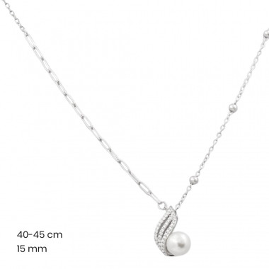 Stříbrný řetízek+přívěsek 40157901