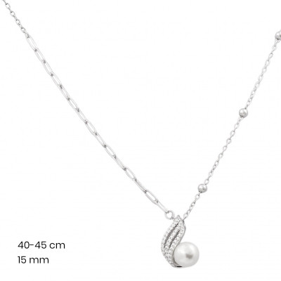 Stříbrný řetízek+přívěsek 40157901
