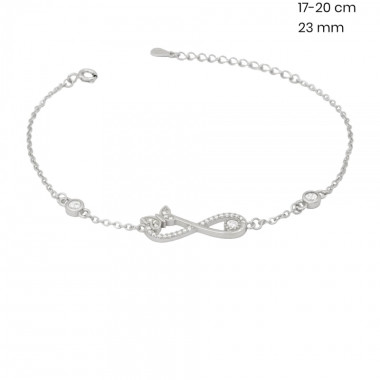 Stříbrný náramek 40075501