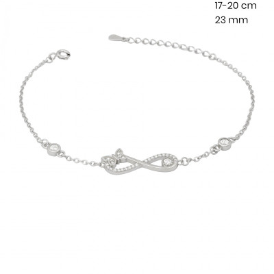 Stříbrný náramek 40075501