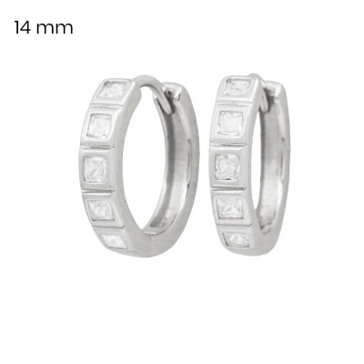 Stříbrné náušnice 40219401