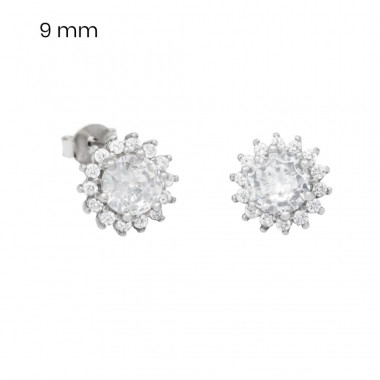 Stříbrné náušnice 40178901