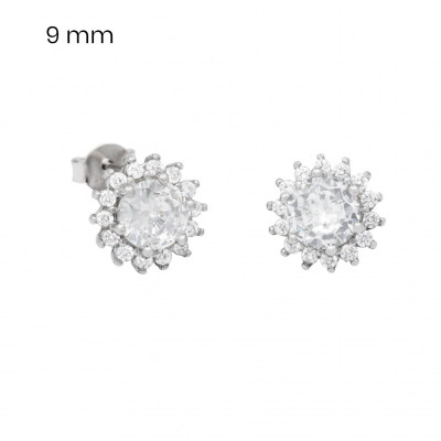 Stříbrné náušnice 40178901