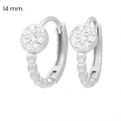 Stříbrné náušnice 40226301