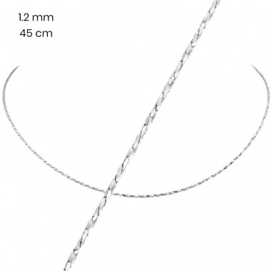 Stříbrný řetízek 40187845