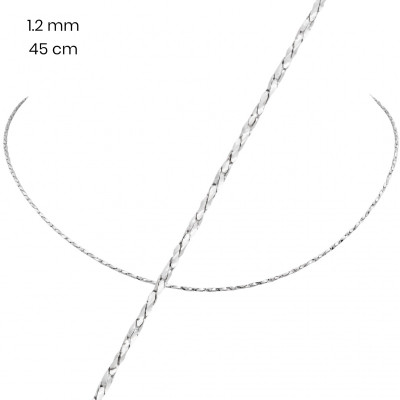 Stříbrný řetízek 40187845