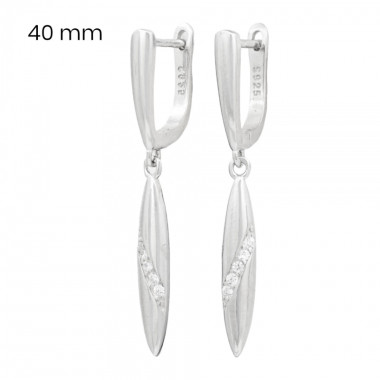 Stříbrné náušnice 40099801