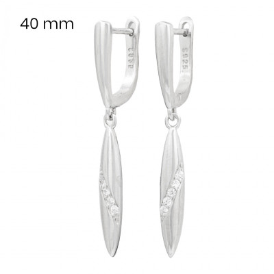 Stříbrné náušnice 40099801