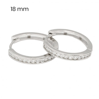 Stříbrné náušnice 40000751