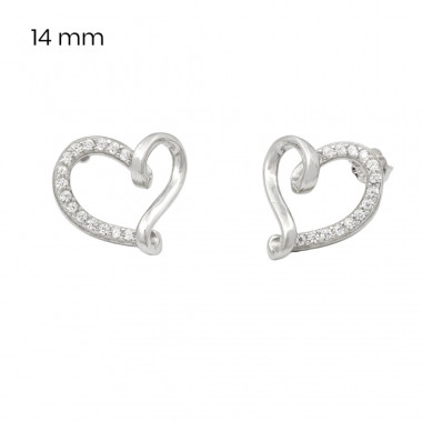 Stříbrné náušnice 40096501