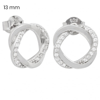 Stříbrné náušnice 40220601