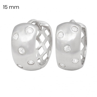 Stříbrné náušnice 40218401