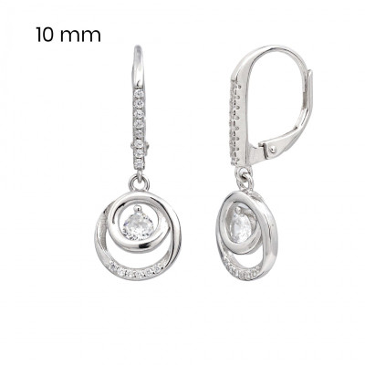 Stříbrné náušnice 40026101