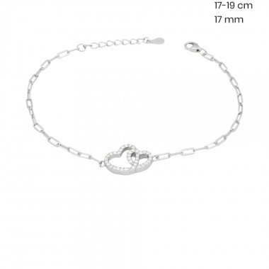 Stříbrný náramek 40107701