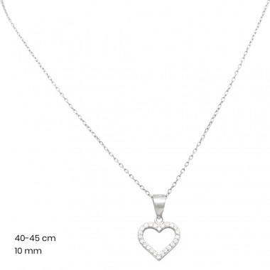 Stříbrný řetízek+přívěsek 40248001