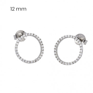 Stříbrné náušnice 40152901