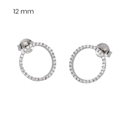 Stříbrné náušnice 40152901