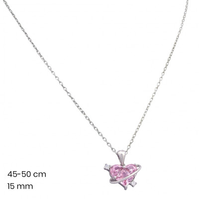 Stříbrný řetízek+přívěsek 40057901