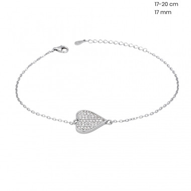 Stříbrný náramek 40176001