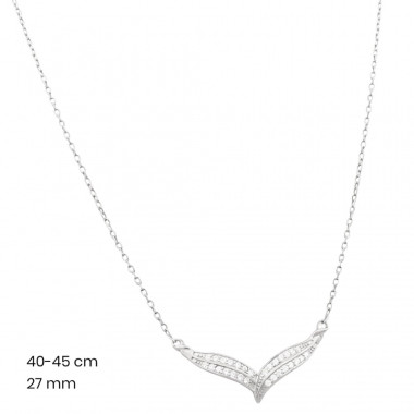 Stříbrný řetízek+přívěsek 40177201