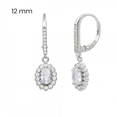 Stříbrné náušnice 40026201