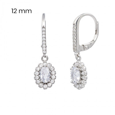 Stříbrné náušnice 40026201