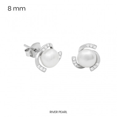 Stříbrné náušnice 40201601