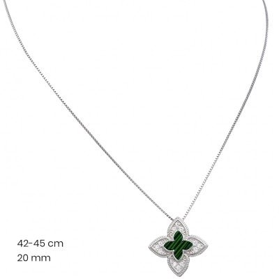 Stříbrný řetízek+přívěsek 40168803