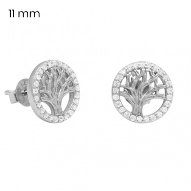 Stříbrné náušnice 40204801