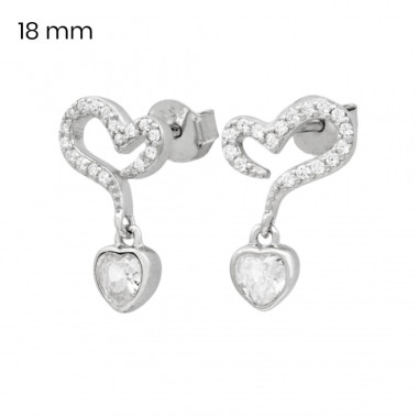 Stříbrné náušnice 40205701