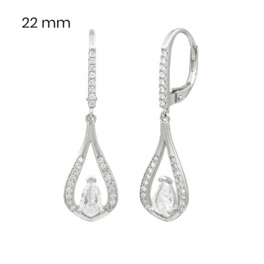 Stříbrné náušnice 40112101