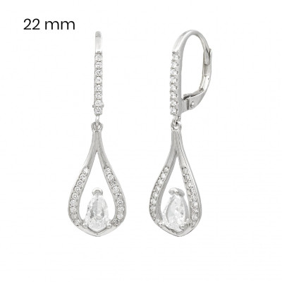 Stříbrné náušnice 40112101