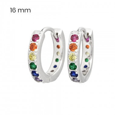 Stříbrné náušnice 40145101