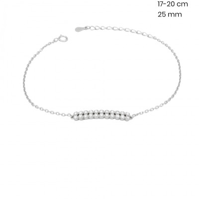 Stříbrný náramek 40107901
