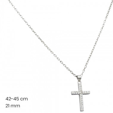 Stříbrný řetízek+přívěsek 40044701