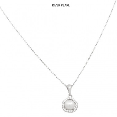 Stříbrný řetízek+přívěsek 40236901