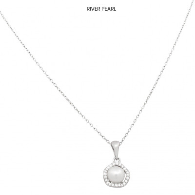 Stříbrný řetízek+přívěsek 40236901