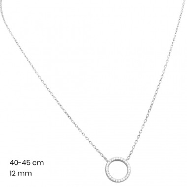 Stříbrný řetízek+přívěsek 40123301