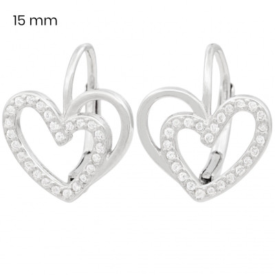 Stříbrné náušnice 40213101